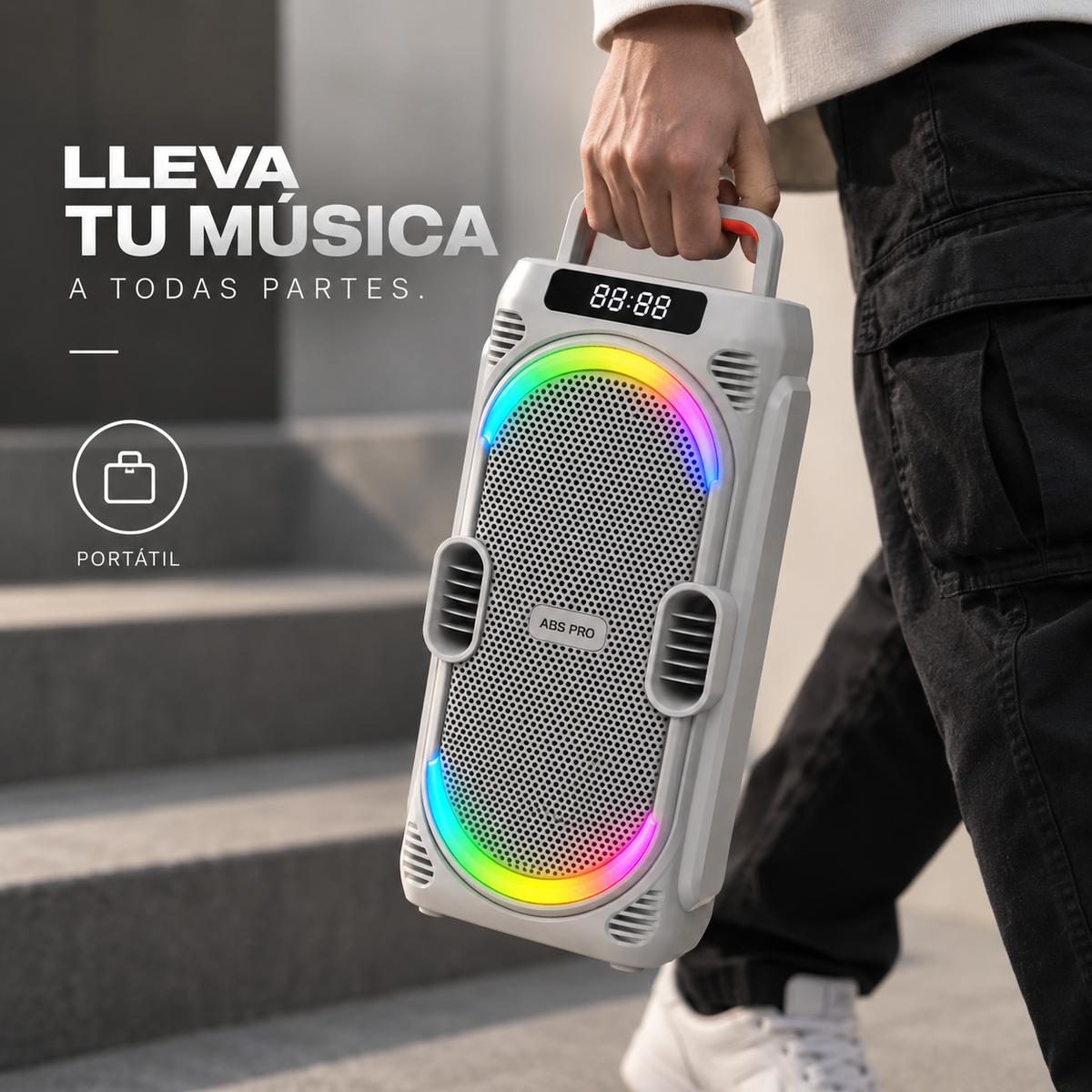 Parlante ABS Pro | LLEVA TU MÚSICA A TODAS PARTES