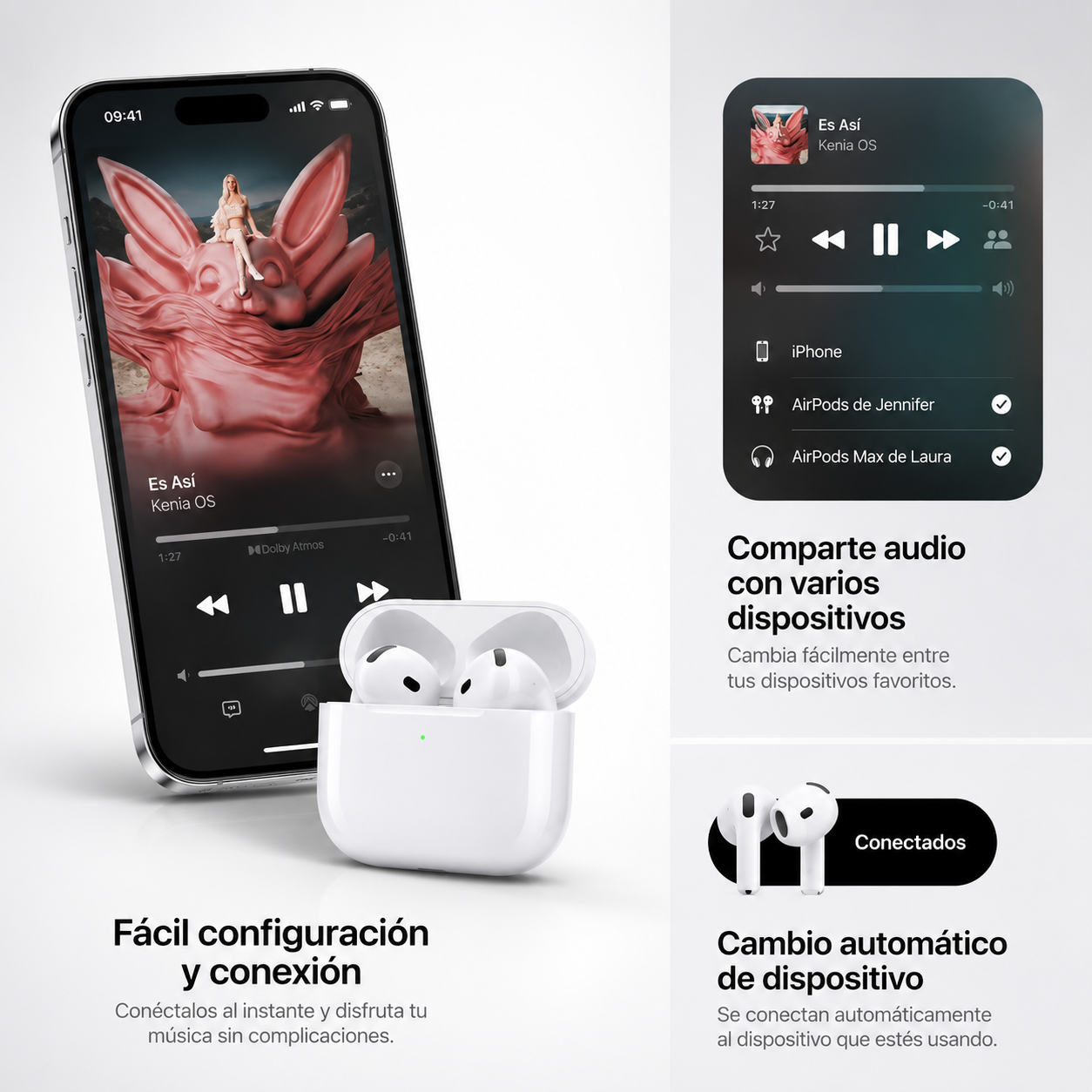 Audífonos 4ta Generación Premium | Sonido Envolvente y Libertad Total